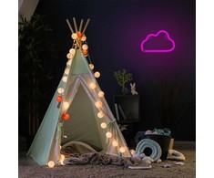 Neon LED Light Debesis rožinė NNE25 Neolia