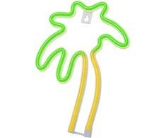 Neon LED Light Palmė žalia oranžinė NNE04 Neolia