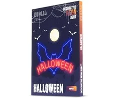 TelForceone Neon PLEXI LED HALLOWEEN mėlyna raudona NNE17 Neolia