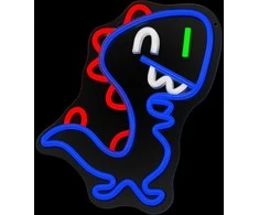 TelForceone Neon LED JURASSIC BABY DINO mėlynos spalvos FLNJ01"Forever" šviesiai
