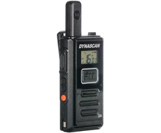 Nešiojama PMR radijo stotelė Dynascan 3A 446MHz, 0,5W, 16 kanalų, VOX, juoda