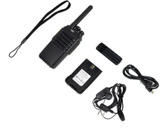 Nešiojama radijo stotelė PNI DPMR R41 PRO, 0.5W, dPMR446, 16 skaitmeninių ir analoginių kanalų, TOT, nuskaitymas (Scan), monitorius, programuojama, 1500mAh baterija, CTCSS/DCS