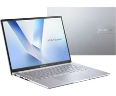 ASUS Vivobook 14 M1405NAQ-LY014 Ryzen 5 1500 14.0" WUXGA IPS lygio ekranas 60Hz 300 nits AG 16GB DDR5 512GB SSD AMD Radeon grafika WLAN + Bluetooth 720p internetinė kamera 42Wh baterija Nėra OS Vėsus Sidabrinis