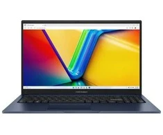 ASUS Vivobook 15 X1504VA-BQ4291 Core i5-120U 15.6" FHD IPS-level display 60Hz 250 nits AG 16GB DDR5 512GB SSD Intel Graphics WLAN + Bluetooth 720p webcam 42Wh battery No OS Quiet Mėlyna