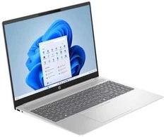 Nešiojamas kompiuteris HP OmniBook 5 Ultra 7 / 16GB / 1TB SSD / 16 QHD IPS touch screen / Windows 11 Home / US išdėstymas / sidabro spalvos