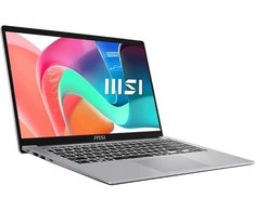 Nešiojamas kompiuteris MSI Modern 15 F1MG-652XHR Intel Core 7 / 16GB / 512GB SSD / 15.6 FHD IPS-level / Intel Graphics / Windows 11 Home / US išdėstymas / sidabro spalvos
