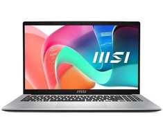 Nešiojamas kompiuteris MSI Modern 15 F1MG-652XHR Intel Core 7 / 16GB / 512GB SSD / 15.6 FHD IPS-level / Intel Graphics / Windows 11 Home / US išdėstymas / sidabro spalvos