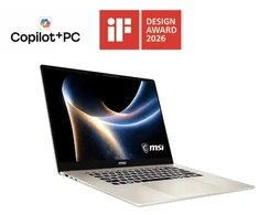 Nešiojamas kompiuteris MSI Prestige 16 AI+ C3MG Core Ultra X9 / 32GB RAM / 2TB SSD / 16″ OLED 2.8K / Intel Arc B390 / Windows 11 Pro / US išdėstymas / (Platinum Gray)
