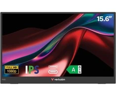 Nešiojamas monitorius Verbatim LIGHT 15.6″ FHD juodos spalvos 32401