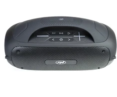 Nešiojamasis garsiakalbis PNI FunBox BT600, su Bluetooth, 65W, MP3 grotuvas, kortelių skaitytuvas, USB, belaidis mikrofonas, 4400mAh baterija, IPX4
