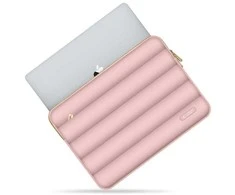 Nešiojamo kompiuterio dėklas 13″ – 14″ Tech-Protect Puffy Dusty Rose