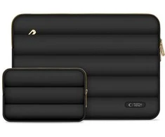 Nešiojamo kompiuterio dėklas 13″ – 14″ Tech-Protect Puffy juodas