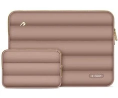 Nešiojamo kompiuterio dėklas 13″ – 14″ Tech-Protect Puffy Walnut