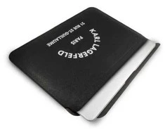 Nešiojamo kompiuterio dėklas 13" Karl Lagerfeld Saffiano Rsg (KLCS133RSGSFBK) juodos spalvos