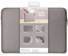 Nešiojamo kompiuterio dėklas UNIQ Cyprus Ridge Edition 14" waterproof neoprene pilkos spalvos