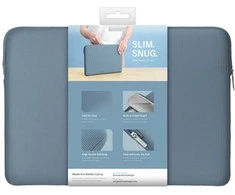 Nešiojamo kompiuterio dėklas UNIQ Cyprus Ridge Edition 14" waterproof neoprene mėlynos spalvos