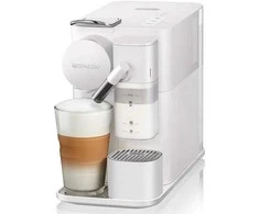 Automatinis kavos aparatas su pieno plakikliu Delonghi EN510.W Nespresso, Baltos spalvos