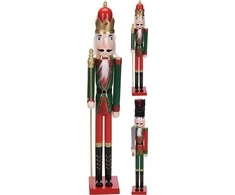 Green Cell Nežinomas Dekoracija NUTCRACKER DH8022240, 106cm, medis