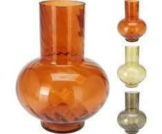 Nežinomas Dekoratyvinė vaza AAE440970, 23 cm, geltona/oranžinė/pilka