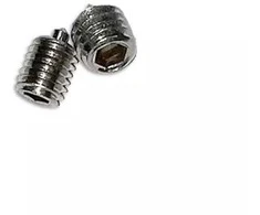 LG Nežinomas Durų rankenos varžtelis M5, metalas, chromo, 10 vnt.