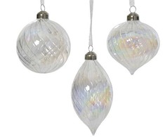 Nežinomas Christmas Tree toy 70690. 8 cm. glass