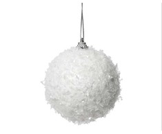 Nežinomas Christmas Tree toy. baltas. 8 cm. plastikas