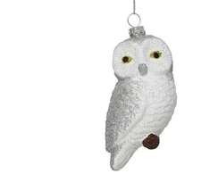 Nežinomas Eglutės žaisliukas Owl, 10.4 cm, plastikas