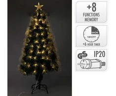 Christmas Decoration ŠVIESOLAIDINĖ DEKORATYVINĖ EGLUTĖ ŠILTA BALTA 90CM 220309