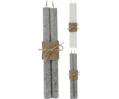 Nežinomas Kalėdinis žvakių rinkinys, stalo, 8 h, 250 mm, 2 vnt.