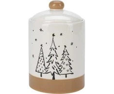None Nežinomas Kalėdinių dėžučių rinkinys, 0.5 l, ruda/balta/juoda