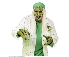 Nežinomas Kaukė ZOMBIE 00375, balta/žalia, guma