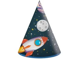 Globos Europe Bv Nežinomas Kepurė ROCKET, įvairių spalvų, 6 vnt.