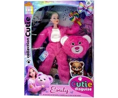 Apple Nežinomas Lėlė Emily With Bear Costume QJ201C, 32 cm