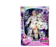 Apple Nežinomas Lėlė Emily with Dog Costume QJ201B, 32 cm