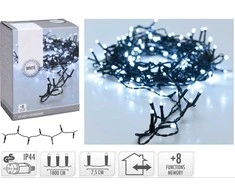 Christmas Decoration KALĖDINĖS LEMPUTĖS ŠVIESOS GIRLIANDA 240 LED LAIKMATIS ŠALTA BALTA 809993