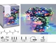 Christmas Decoration KALĖDINĖS LEMPUTĖS GIRLIANDA 240 LED SU LAIKMAČIU MULTICOLOR 809580