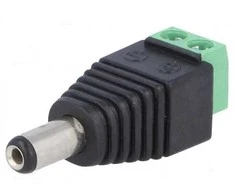 None Nežinomas MAITINIMO KIŠTUKAS DC 2.1X5.5MM RGB JUOSTOS VALDIKLIUI