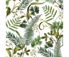 Nežinomas Popierinės servetėlės, 330×330 mm, baltos/žalios sp.,20 vnt.