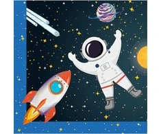 Globos Europe Bv Nežinomas Popierinės servetėlės ROCKET, 330 mm x 330 mm, 20 vnt.