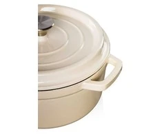 Sourcing Puodas Grand feu FEUMWHITE, 24 cm x 24 cm x 10.5 cm, 3.5 l