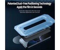 Nillkin Apsauginis stiklas 0.25mm Guardian 2.5D Apple iPhone 16 Pro Max Juodas (with applicator)