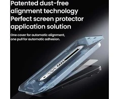 Nillkin Apsauginis stiklas 2.5D CP+ PRO juodos spalvos skirtas Apple iPhone 17 Pro (su aplikatoriumi)