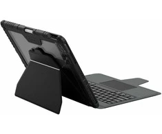 Nillkin Bumper Link Keyboard dėklas (Backlit Version) skirtas Apple iPad Pro 12.9 2020/2021/2022/ Air 13 2024/2025 juodos spalvos
