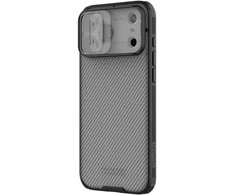 Nillkin CamShield PRO dėklas skirtas Apple iPhone 17 Pro Max skaidrus juodos spalvos
