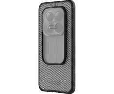 Nillkin CamShield PRO Hard dėklas skirtas Xiaomi Redmi Note 15 Pro+ 5G Transparent Juodas
