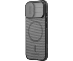 Nillkin CamShield PRO Magnetic Hard dėklas skirtas Apple iPhone 17 skaidrus juodos spalvos