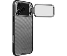Nillkin CamShield Prop dėklas skirtas Apple iPhone 17 Pro 17 Pro Max skaidrus juodos spalvos