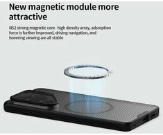 Nillkin CamShield Prop Magnetic dėklas telefonui Samsung Galaxy S26 Ultra Juodas
