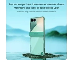 Nillkin Iceblade dėklas skirtas Samsung Galaxy Z Flip 7 žalios spalvos