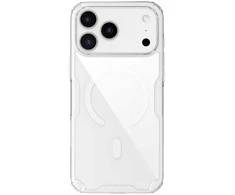 Nillkin Nature TPU Pro Magnetic dėklas suderinamas su MagSafe skirtas Apple iPhone 17 Pro Max – skaidrus